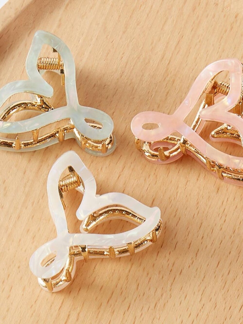 Open Bow Hair Claw Clip (Set of 3)